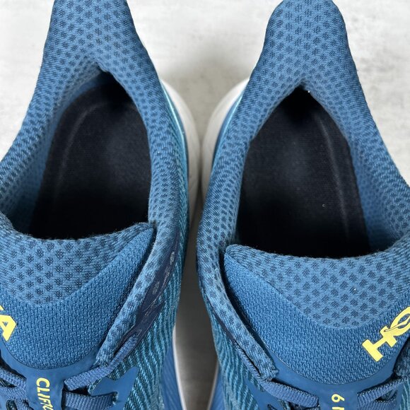 Hoka One One Clifton 9 Running Shoes - Men's Size 10.5 - Blue - Picture 8 of 10